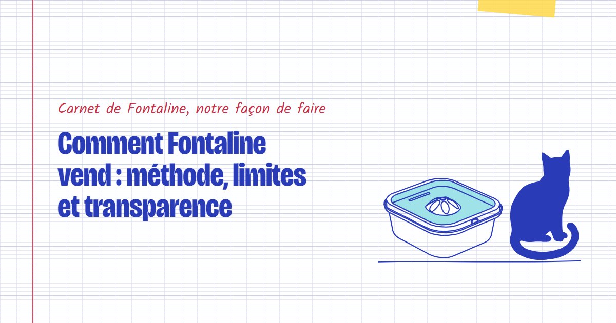 Couverture du carnet Fontaline : Comment Fontaline vend : méthode, limites et transparence